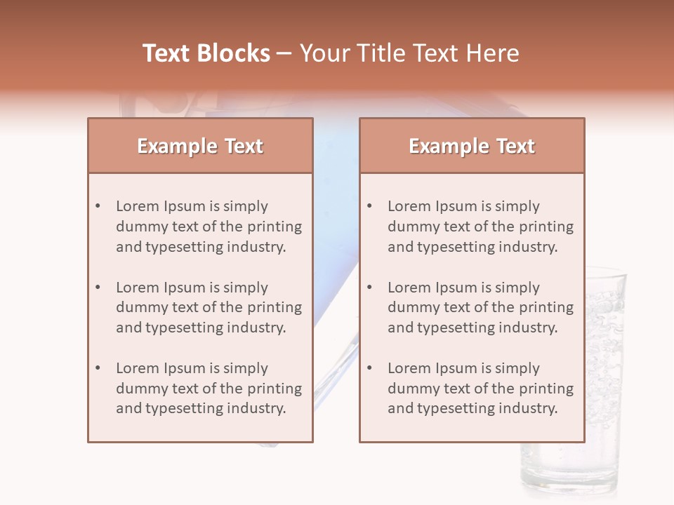 Jug Contemporary Hand PowerPoint Template