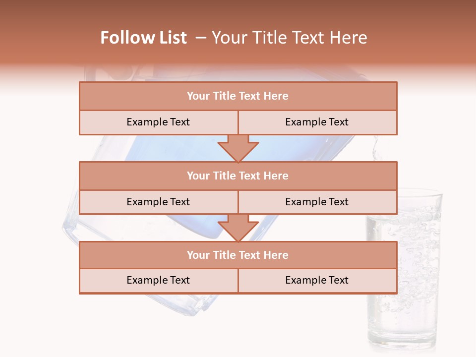 Jug Contemporary Hand PowerPoint Template