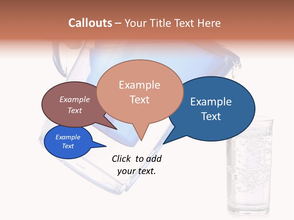 Jug Contemporary Hand PowerPoint Template