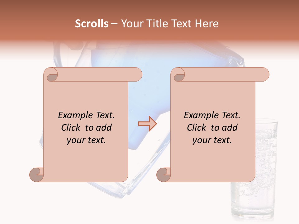 Jug Contemporary Hand PowerPoint Template