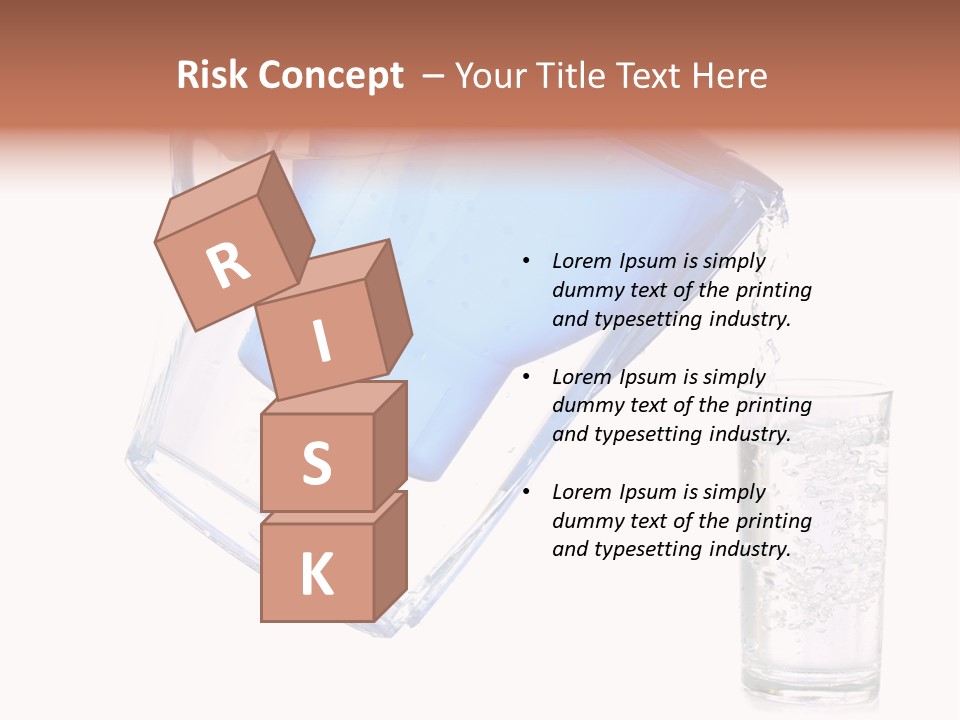 Jug Contemporary Hand PowerPoint Template