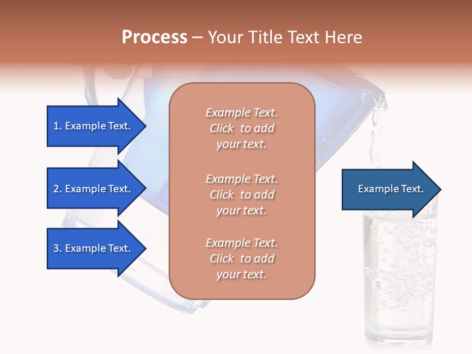 Jug Contemporary Hand PowerPoint Template