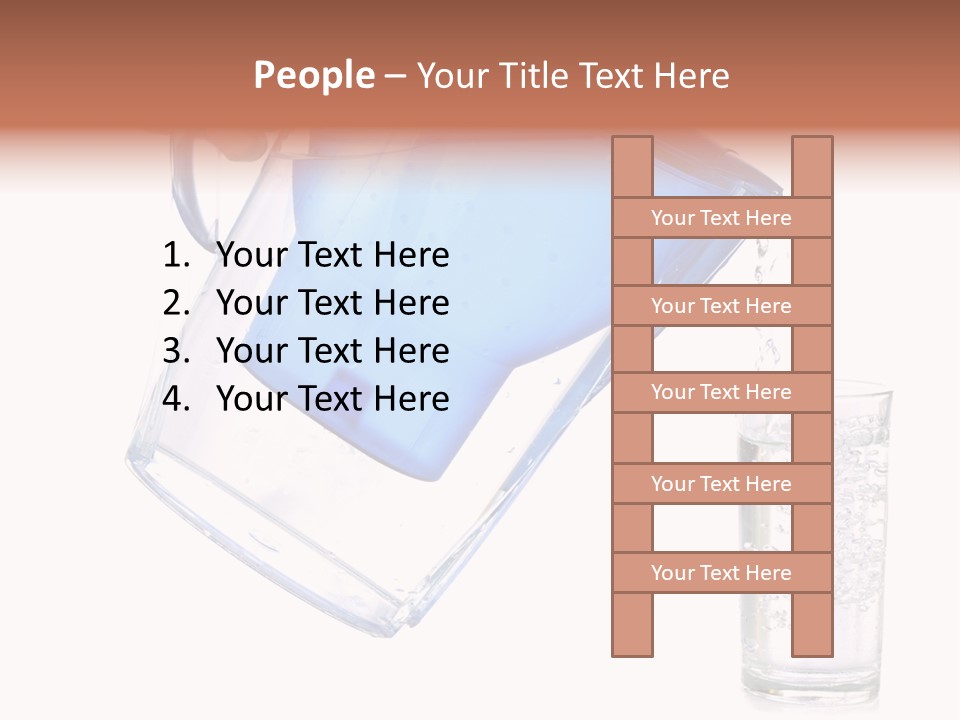 Jug Contemporary Hand PowerPoint Template