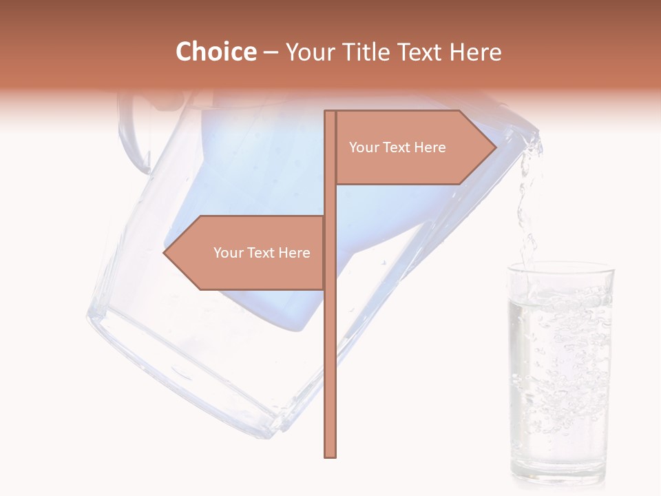 Jug Contemporary Hand PowerPoint Template