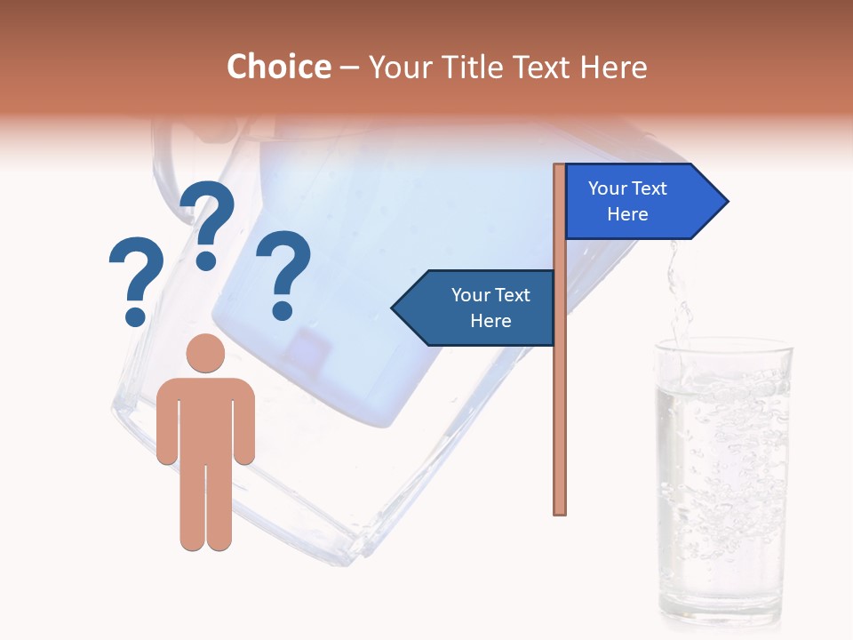 Jug Contemporary Hand PowerPoint Template