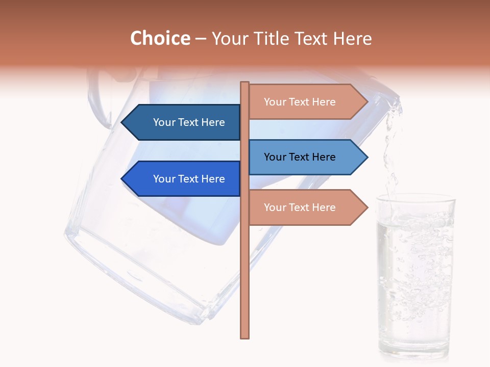 Jug Contemporary Hand PowerPoint Template