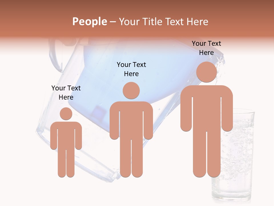 Jug Contemporary Hand PowerPoint Template