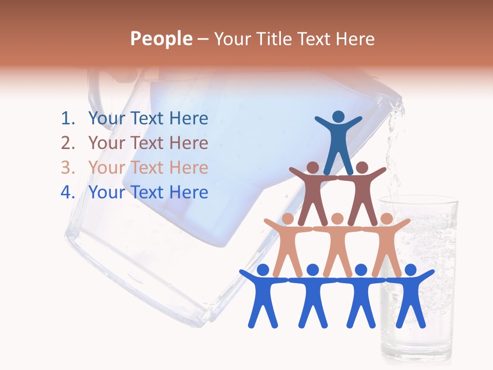 Jug Contemporary Hand PowerPoint Template