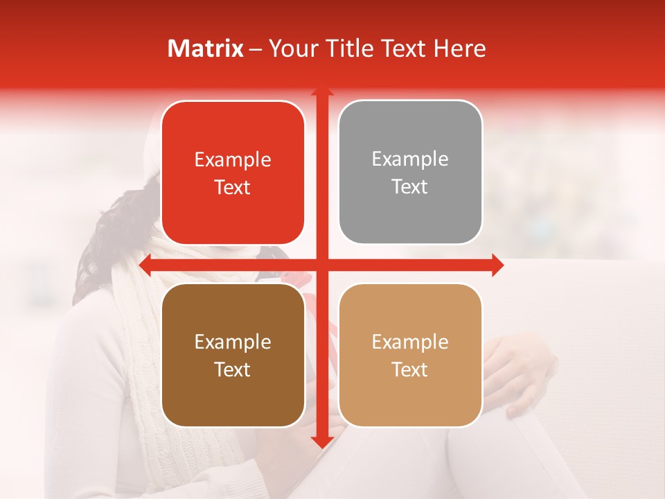 Gift Smile Caucasian PowerPoint Template