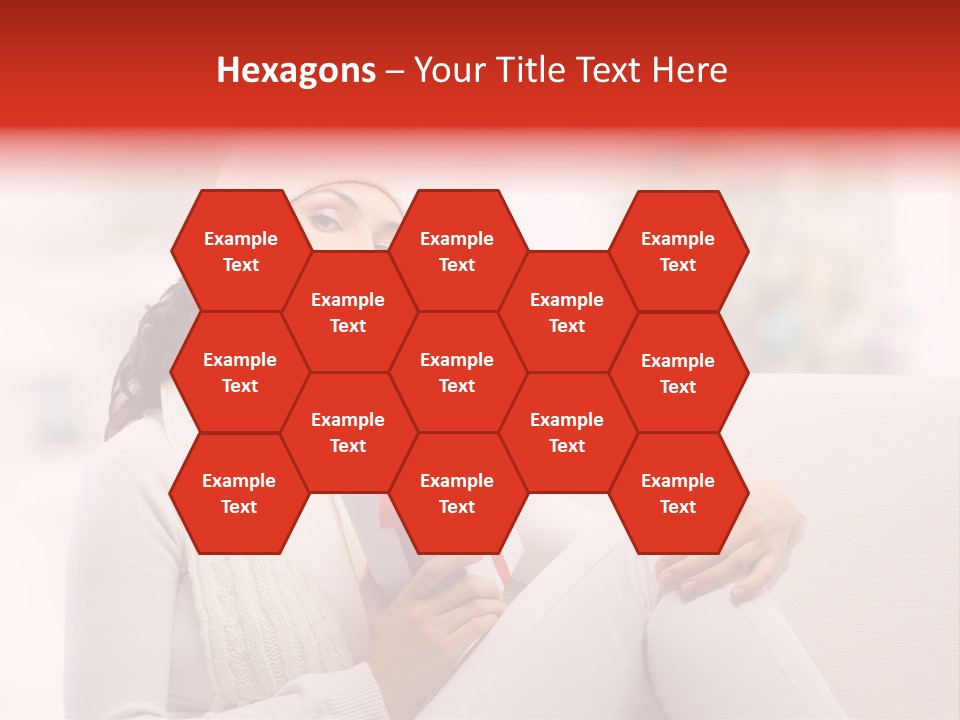 Gift Smile Caucasian PowerPoint Template