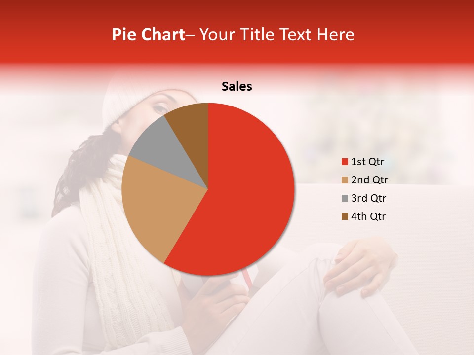 Gift Smile Caucasian PowerPoint Template