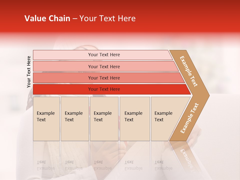 Gift Smile Caucasian PowerPoint Template