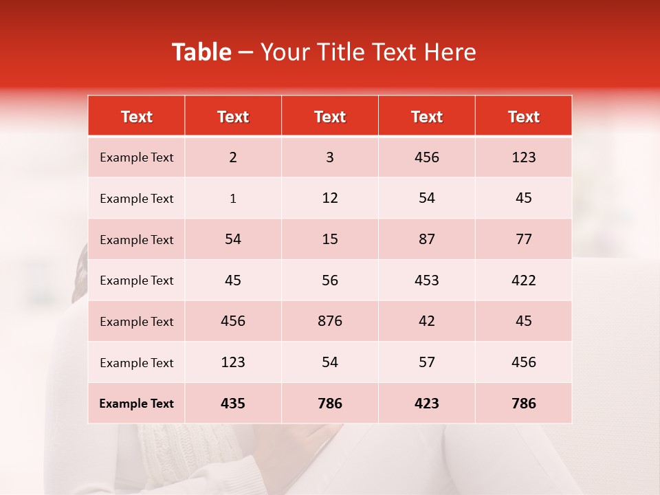 Gift Smile Caucasian PowerPoint Template