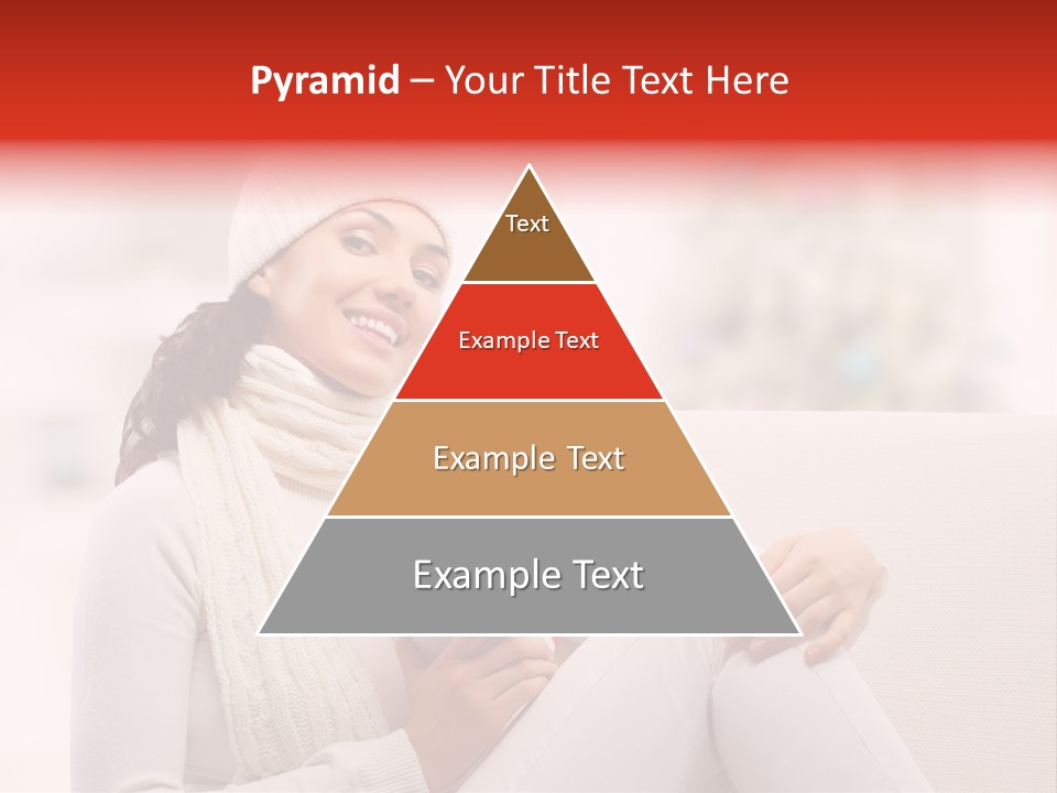 Gift Smile Caucasian PowerPoint Template