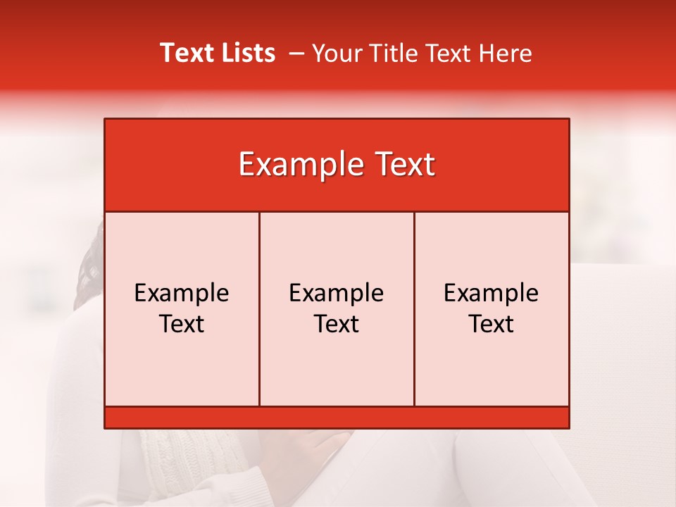 Gift Smile Caucasian PowerPoint Template