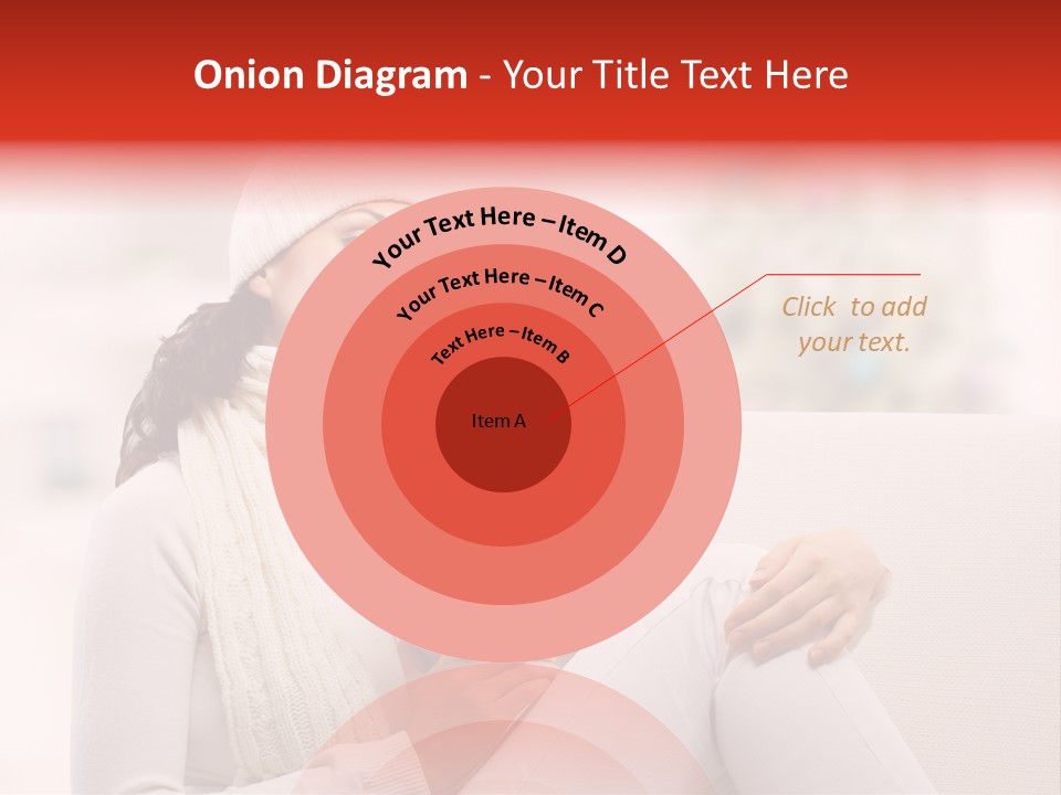 Gift Smile Caucasian PowerPoint Template