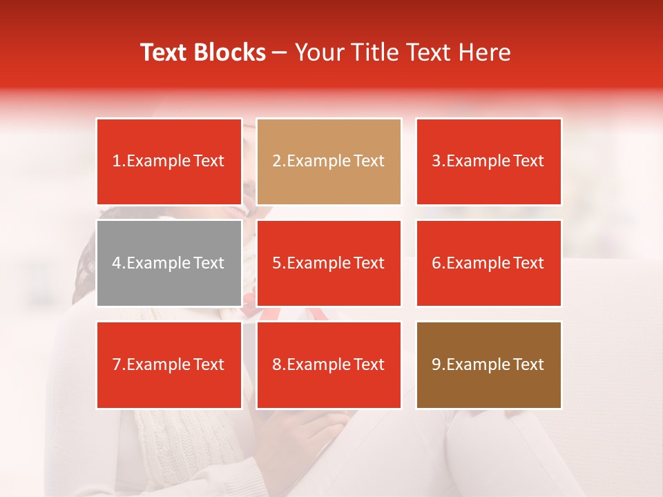 Gift Smile Caucasian PowerPoint Template