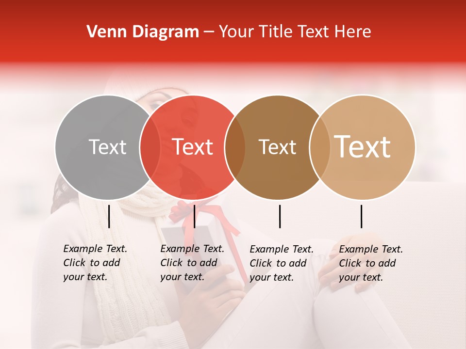 Gift Smile Caucasian PowerPoint Template