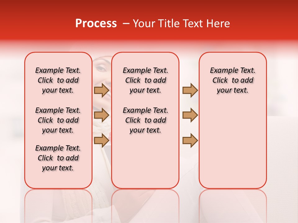 Gift Smile Caucasian PowerPoint Template