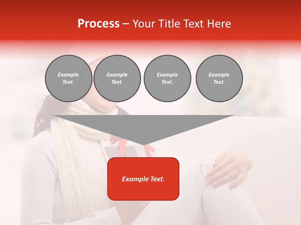 Gift Smile Caucasian PowerPoint Template