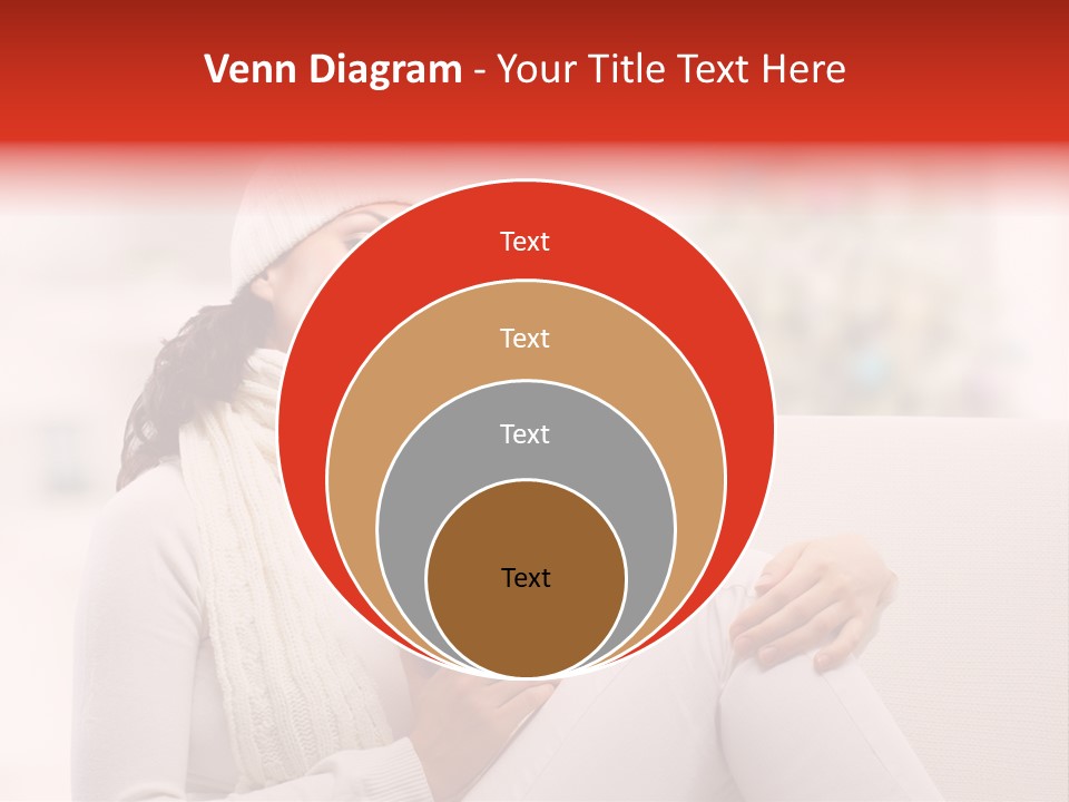 Gift Smile Caucasian PowerPoint Template
