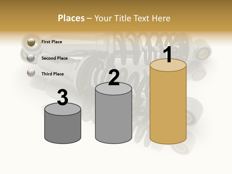 Automobile Part Suspension PowerPoint Template
