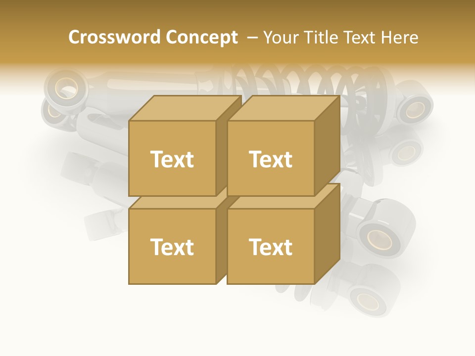Automobile Part Suspension PowerPoint Template
