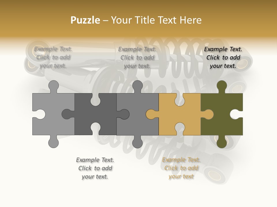 Automobile Part Suspension PowerPoint Template