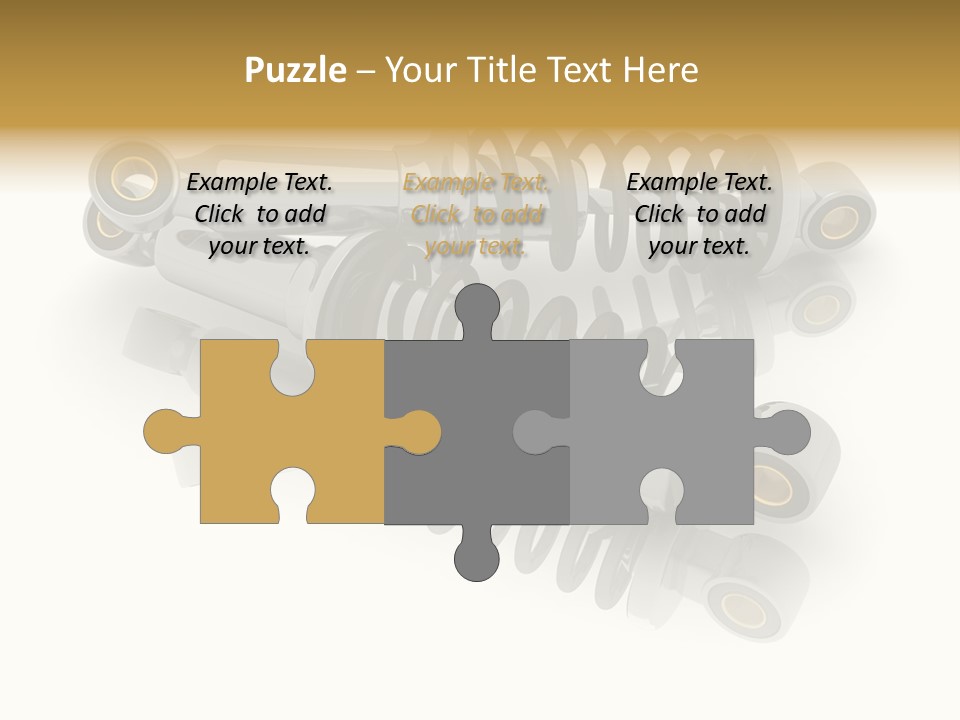 Automobile Part Suspension PowerPoint Template