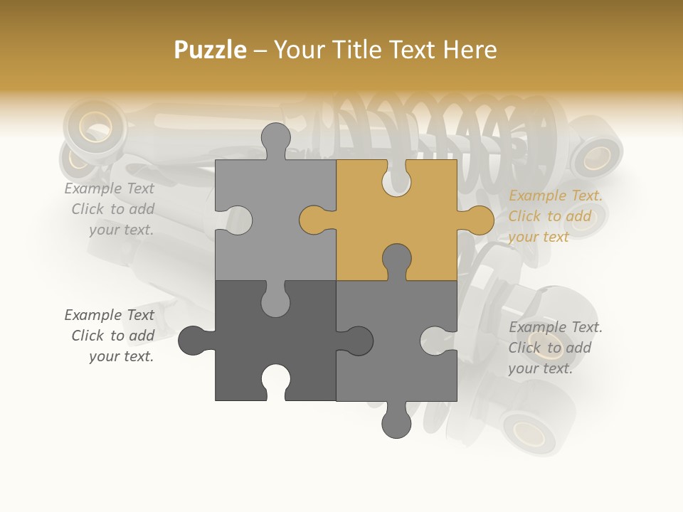 Automobile Part Suspension PowerPoint Template