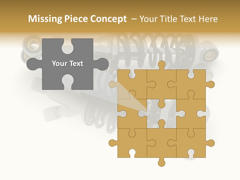 Automobile Part Suspension PowerPoint Template