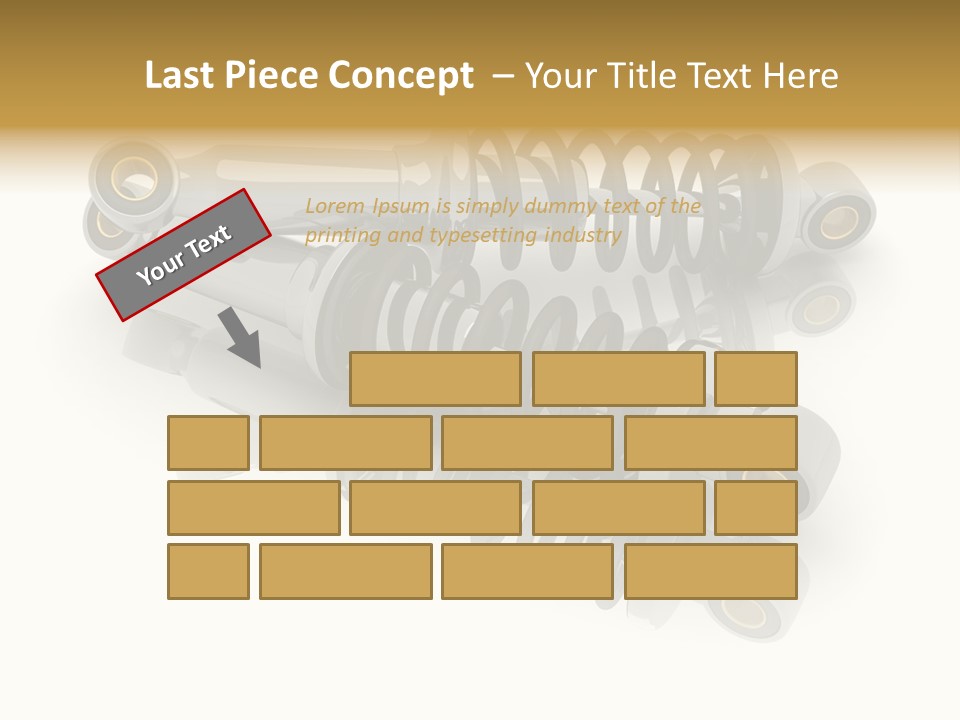 Automobile Part Suspension PowerPoint Template