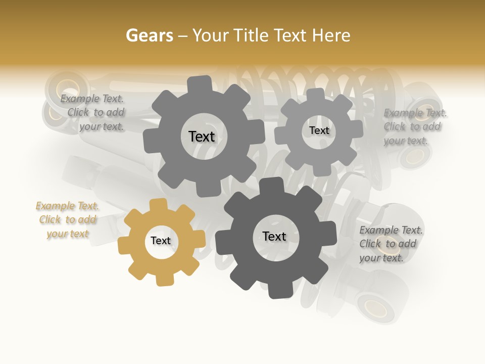 Automobile Part Suspension PowerPoint Template
