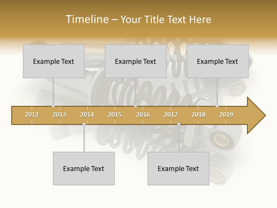 Automobile Part Suspension PowerPoint Template