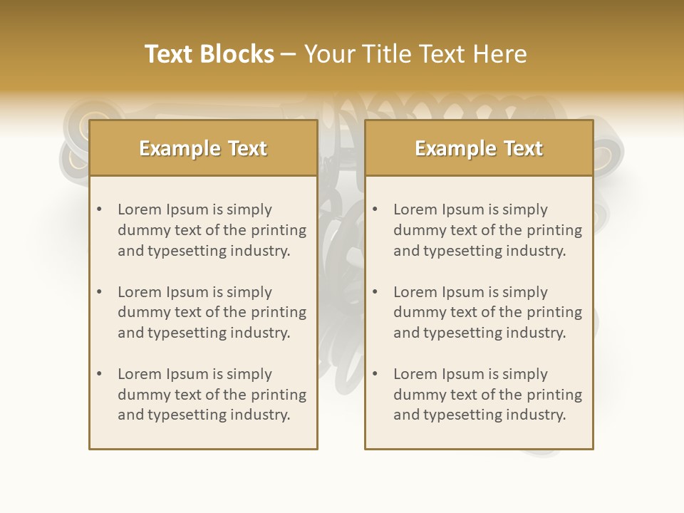 Automobile Part Suspension PowerPoint Template