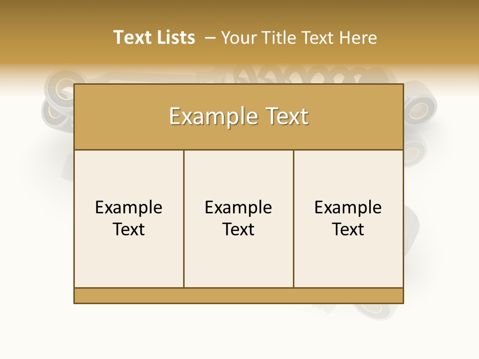 Automobile Part Suspension PowerPoint Template