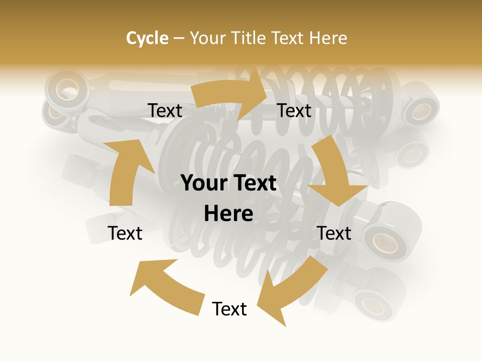 Automobile Part Suspension PowerPoint Template