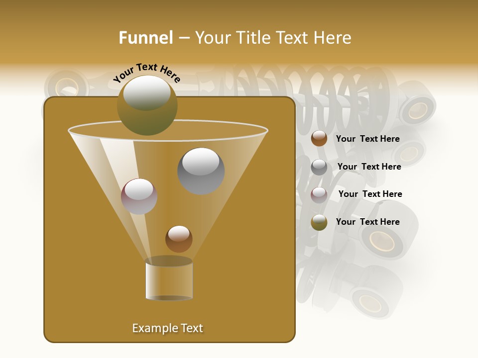 Automobile Part Suspension PowerPoint Template