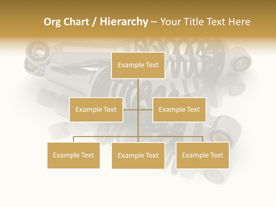 Automobile Part Suspension PowerPoint Template