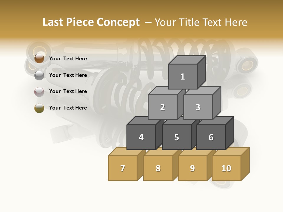 Automobile Part Suspension PowerPoint Template