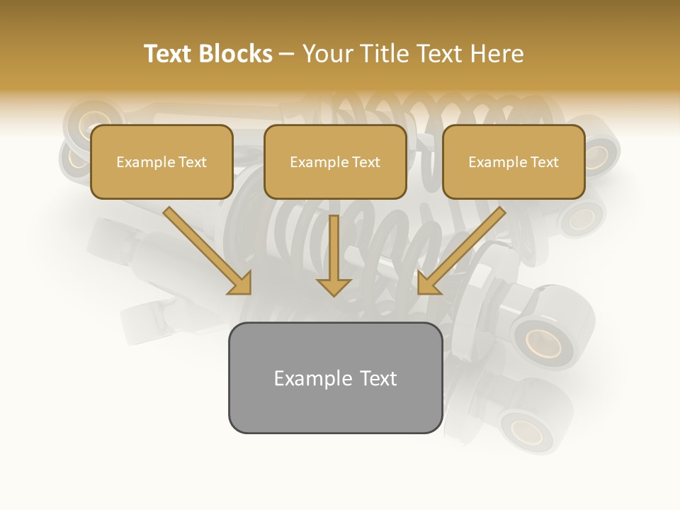 Automobile Part Suspension PowerPoint Template