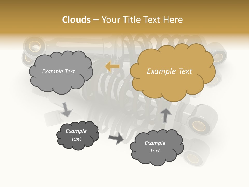Automobile Part Suspension PowerPoint Template