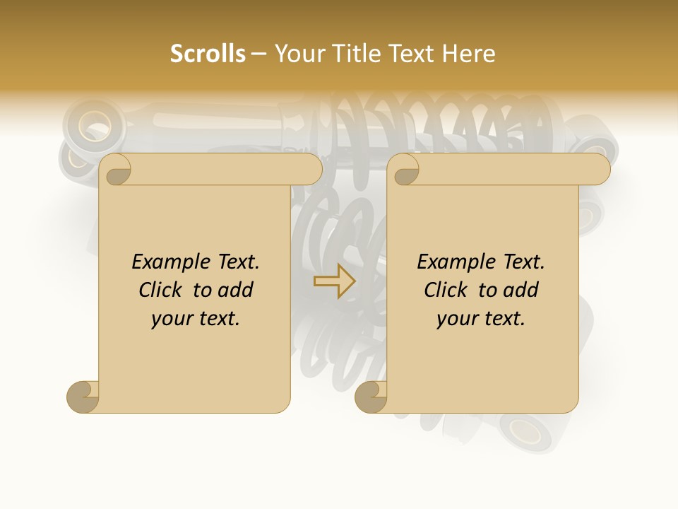 Automobile Part Suspension PowerPoint Template