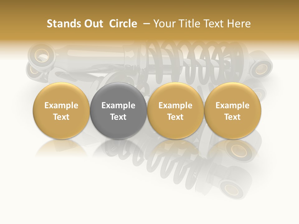 Automobile Part Suspension PowerPoint Template