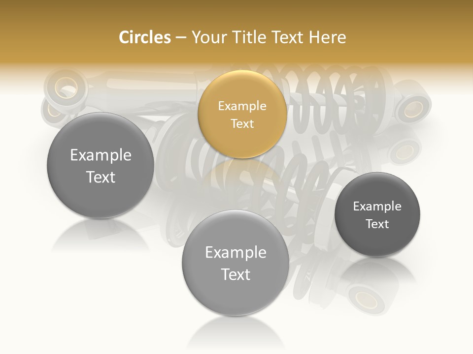 Automobile Part Suspension PowerPoint Template