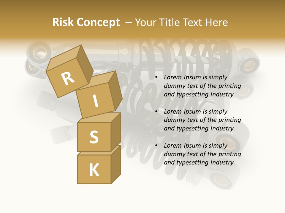 Automobile Part Suspension PowerPoint Template
