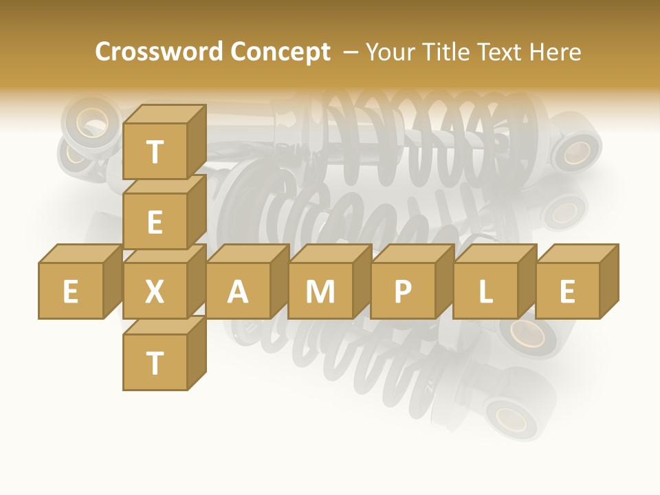 Automobile Part Suspension PowerPoint Template