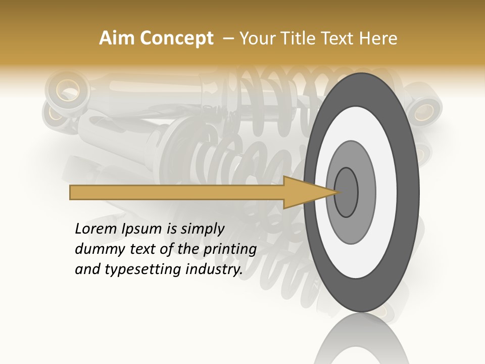Automobile Part Suspension PowerPoint Template