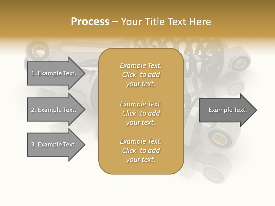 Automobile Part Suspension PowerPoint Template