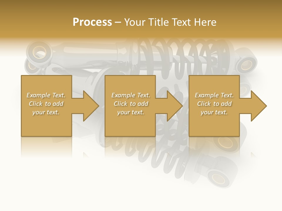 Automobile Part Suspension PowerPoint Template